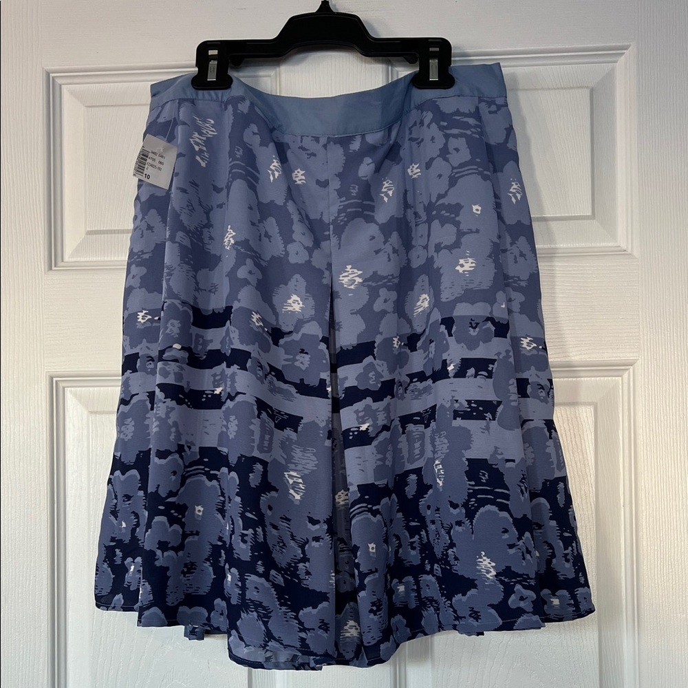 NWT- Ricki's Blue and White A-Line Skirt - Picture 4 of 5